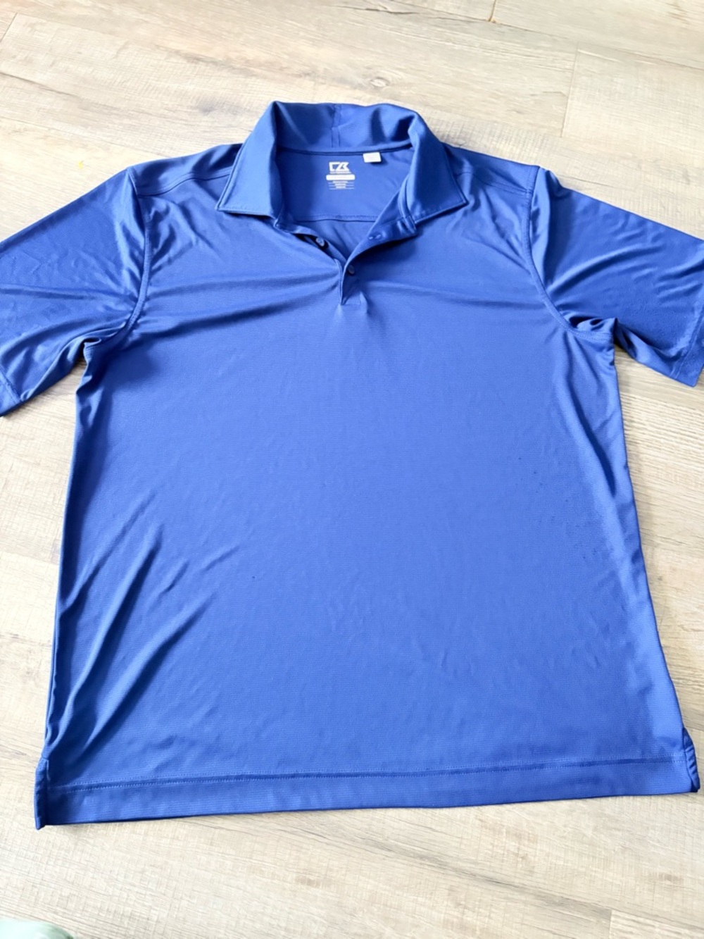 Cutter & Buck Shirt Men XLT Burgundy Red Prospect cb dry tech Stretch Polo